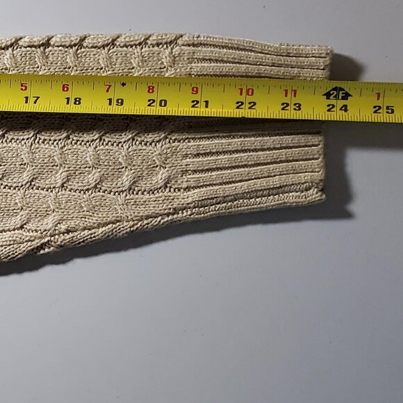 Danielle Bernstein X WeWoreWhat Cable Crop Sweater Sz M - Picture 13 of 13